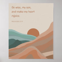 Citation de l'écriture Paysage Neutre Boho Mur Art