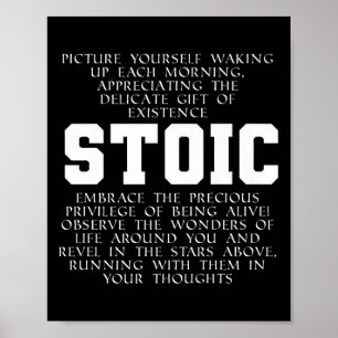 Affiche Citation de l'Empire romain Marcus Aurelius Gratir