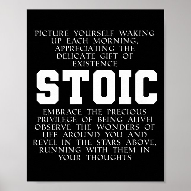 Affiche Citation de l'Empire romain Marcus Aurelius Gratir (Devant)