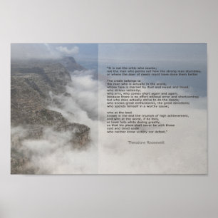 Affiche Citation de l'homme inspirateur dans l'arène Roose