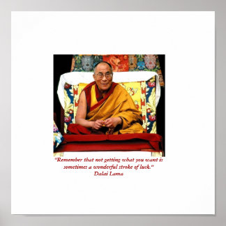 Affiche Citation de Little Seeds Art HH Dali Lama