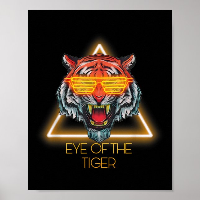 Affiche Citation de l'oeil du tigre (Devant)