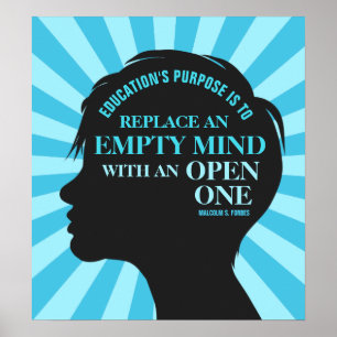 Affiche Citation de Malcolm Forbes 18"x20"