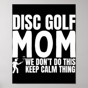 Affiche Citation de maman de disc golf drôle de disc golf