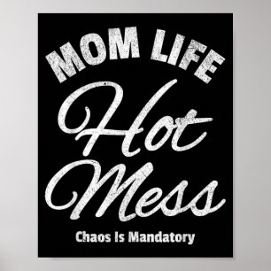Affiche Citation de maman drôle Humour de maternité Sarcas