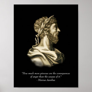 Affiche Citation de Marcus Aurelius