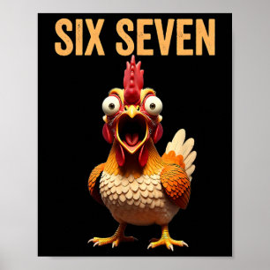Affiche Citation de Meme 67 Coq Meme Six Sept Humour de Po