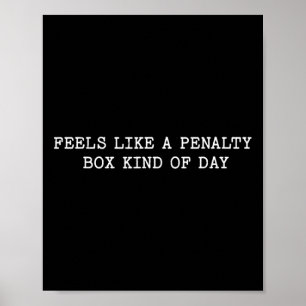 Affiche Citation de mère de hockey qui dit se sent comme u