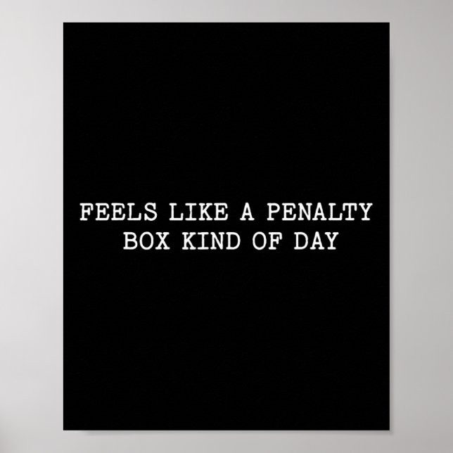 Affiche Citation de mère de hockey qui dit se sent comme u (Devant)