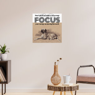 Affiche Citation de mise au point sur l'encouragement d'im