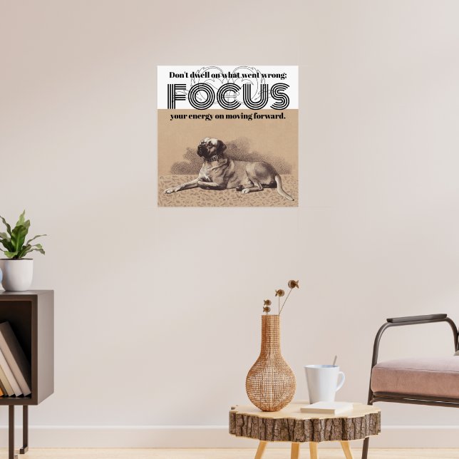 Affiche Citation de mise au point sur l'encouragement d'im (Salon 3)