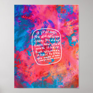 Affiche Citation de motivation d'affiche d'une manière