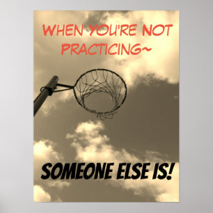 Affiche Citation de motivation de pratique en matière de