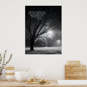 Affiche Citation de motivation inspirante de la nature