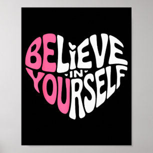 Affiche Citation de motivation pour croire en soi Inspirat