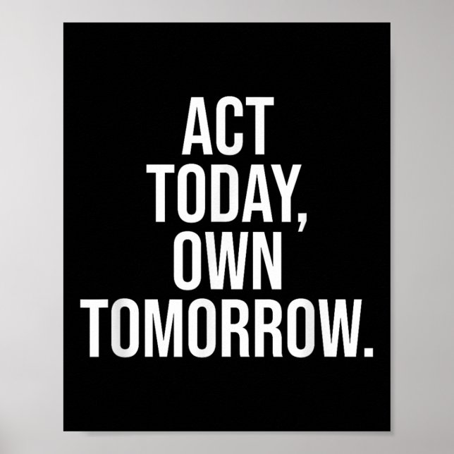 Affiche Citation De Motivation Pour La Sagesse Et La Force (Devant)