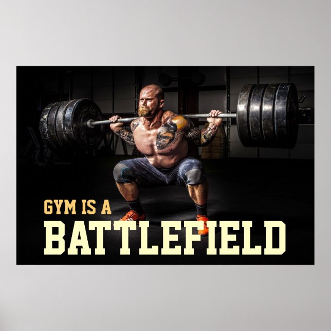 Affiche Citation de motivation pour l'entraînement de body (Devant)
