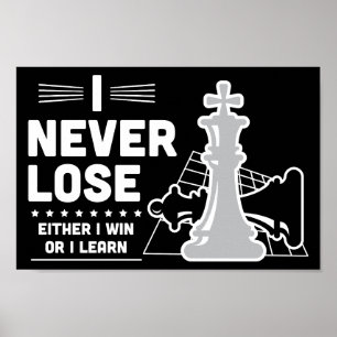Affiche Citation de motivation pour ne jamais perdre aux é