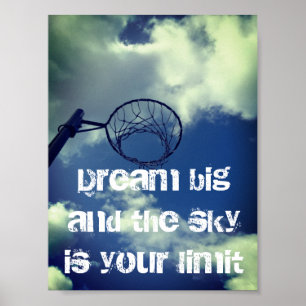 Affiche Citation de Netball Big Motivational