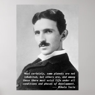 Affiche Citation de Nikola Tesla