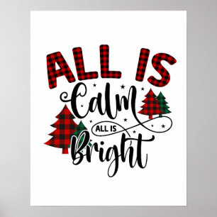 Affiche Citation de Noël du Motif de Noël