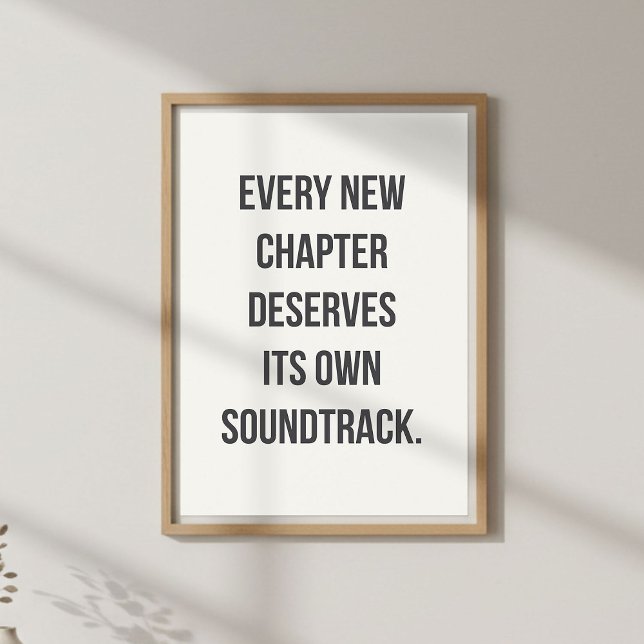 Affiche Citation de nouveaux départs, Motivationnel (Créateur téléchargé)