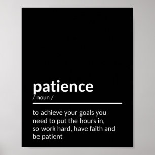Affiche Citation de patient
