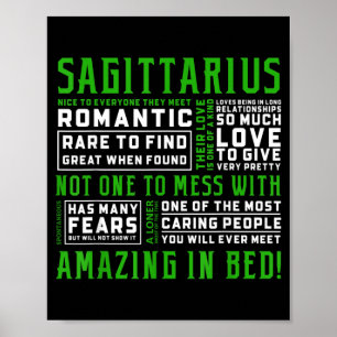 Affiche Citation de personnalité du Sagittaire Astrologie