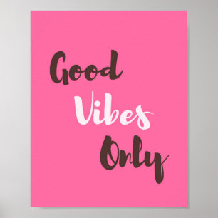 Affiche Citation De Phrase Positive Good Vibes