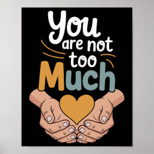Affiche Citation de pleine conscience d'affirmation de thé