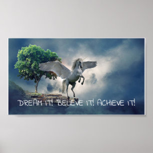Affiche Citation de réussite du Pegasus