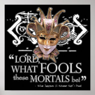 Affiche Citation de rêve de la nuit d'été