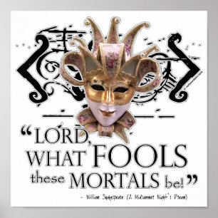 Affiche Citation de rêve de la nuit d'été