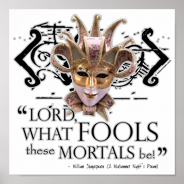 Affiche Citation de rêve de la nuit d'été (Devant)