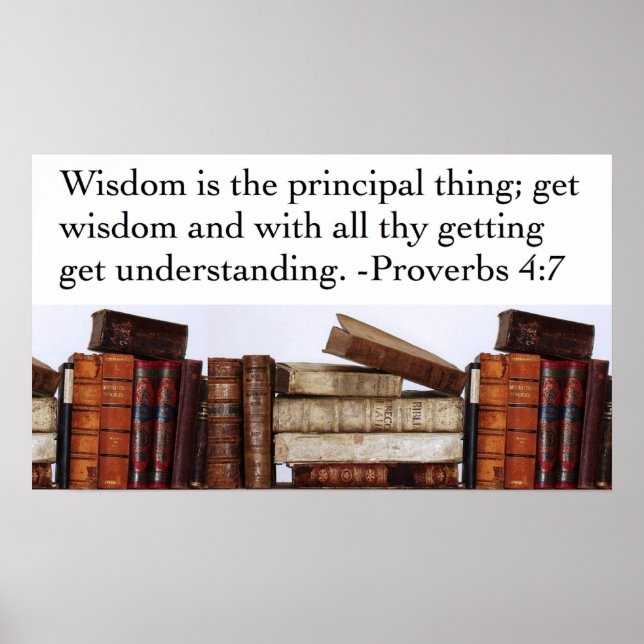 Affiche Citation de sagesse (Devant)