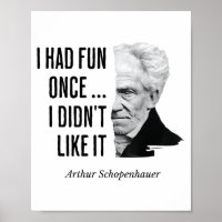 Citation de Schopenhauer Drôle de déclaration de p