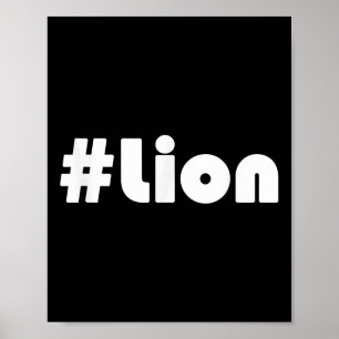 Affiche Citation de succès inspirationnelle #lion Motivati