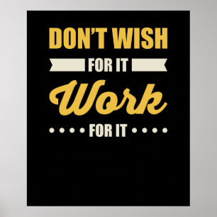 Affiche Citation de succès motivationnel