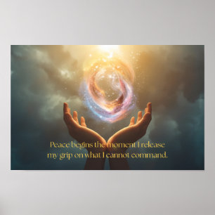 Affiche Citation de Trouver la Paix