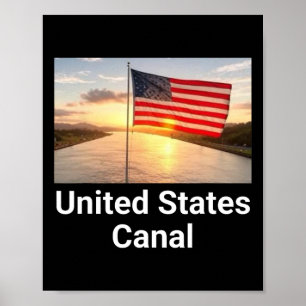 Affiche Citation de Trump sur le canal des États-Unis 1