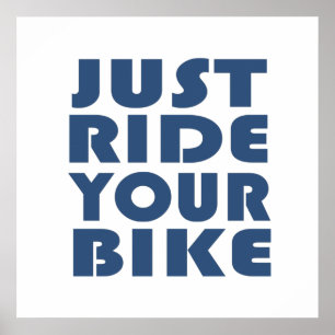 Affiche Citation de VTT motivationnel - Cyclisme drôle