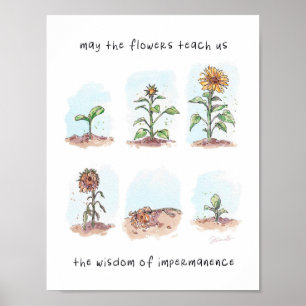 Affiche Citation des fleurs