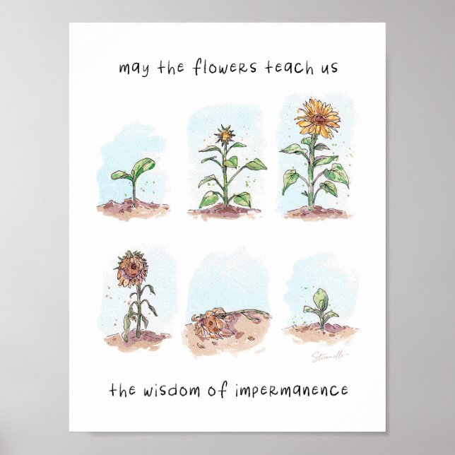 Affiche Citation des fleurs (Devant)