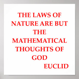 Affiche Citation d'EUCLID