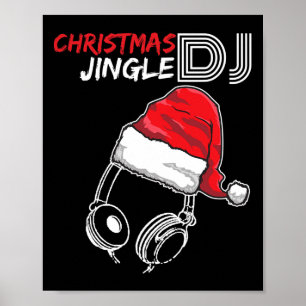 Affiche Citation Dj Christmas Jingle - Dons Drôle Et Prese