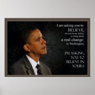Affiche Citation d'Obama
