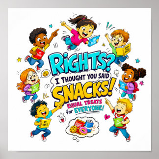 Affiche Citation Droits Pensée Vous Aviez Dit Snacks