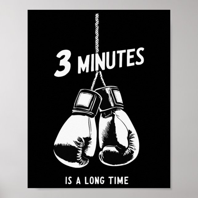 Affiche Citation drôle Boxe Kickboxing Amateur de boxe Box (Devant)