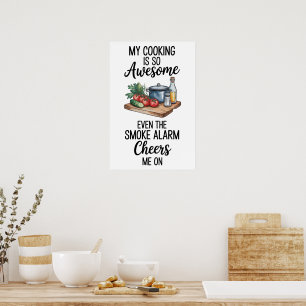Affiche Citation Drôle Cuisine