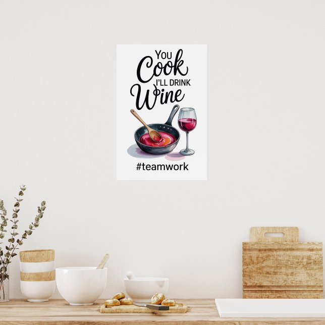 Affiche Citation Drôle Cuisine (Cuisine)